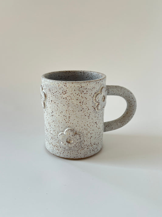 3D flower mug - speckle